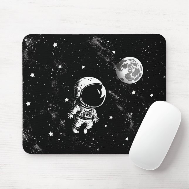Tapis De Souris Un Astronaut Amusant Dans L'Espace (Avec souris)