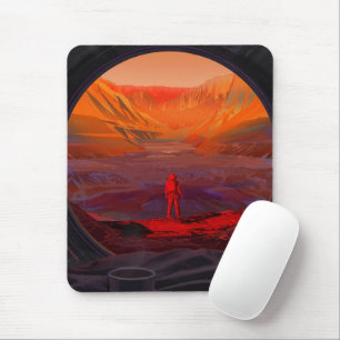 Tapis De Souris Un Astronaute Sur Mars