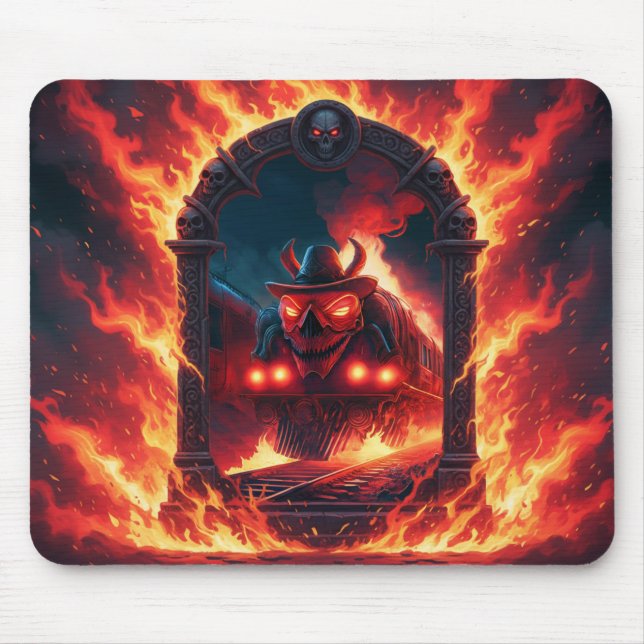 Tapis De Souris Un autre train sur l'autoroute pour l'enfer (Devant)