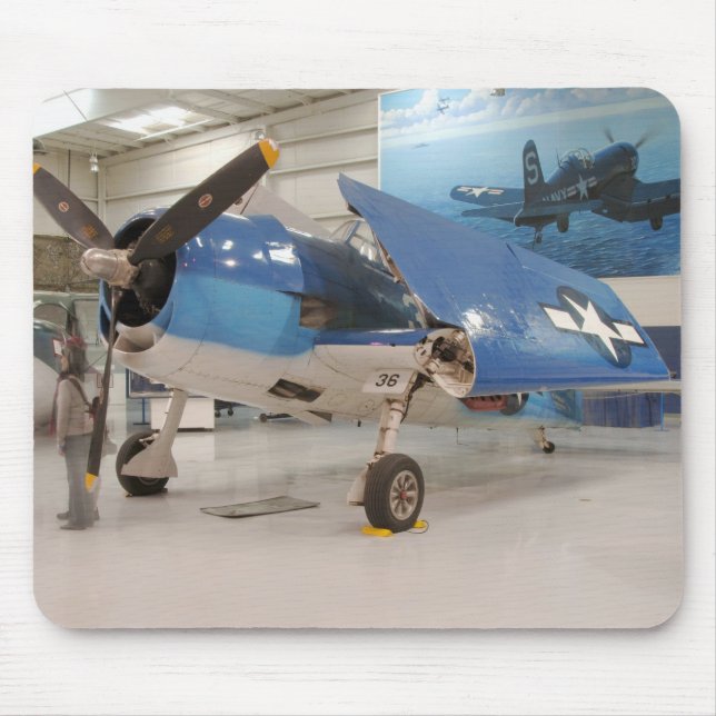 Tapis De Souris Un avion de chasse F-6F Hellcat de la Seconde Guer (Devant)