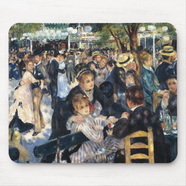 Tapis De Souris Un bal au Moulin de la Galette - Renoir (Devant)