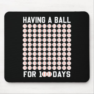 Tapis De Souris Un Bal Pour 100 Jours De Baseball 100 Jours De Gi