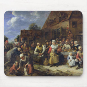 Tapis De Souris Un banquet de village