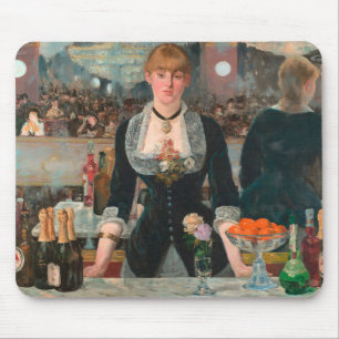 Tapis De Souris Un bar aux Folies-Bergère Edouard Manet