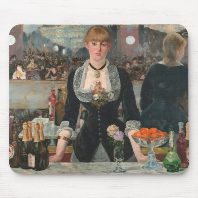 Tapis De Souris Un bar aux Folies-Bergère Edouard Manet (Devant)