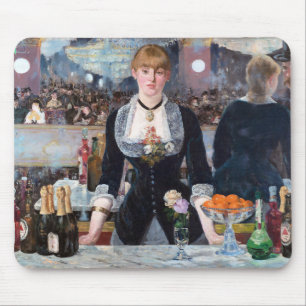 Tapis De Souris Un bar aux Folies-Bergere, Manet