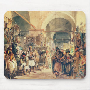 Tapis De Souris Un bazar turc, 1854 (crayon et la semaine sur le