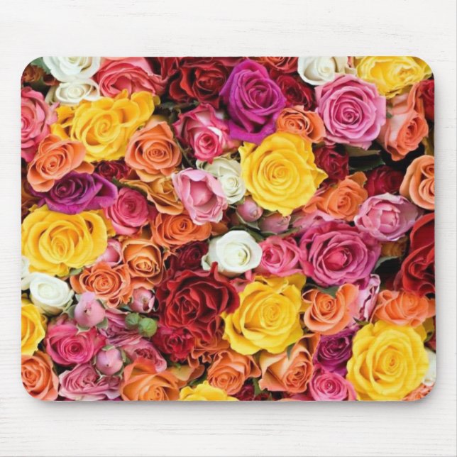Tapis De Souris Un bon nombre de roses (Devant)