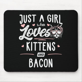 Tapis De Souris Un cadeau pour fille qui aime les chatons et le ba