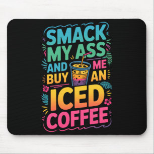 Tapis De Souris Un café glacé premium An Smack Buy