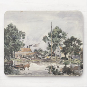 Tapis De Souris Un canal à la Haye, 1868