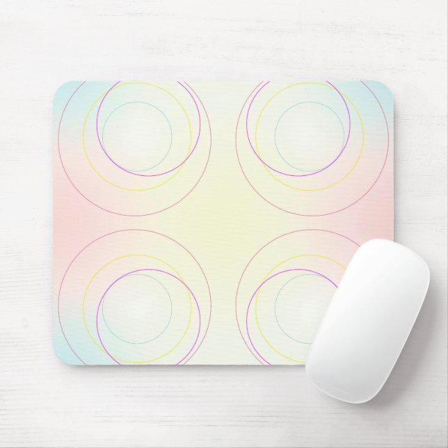 Tapis De Souris Un cercle (Avec souris)