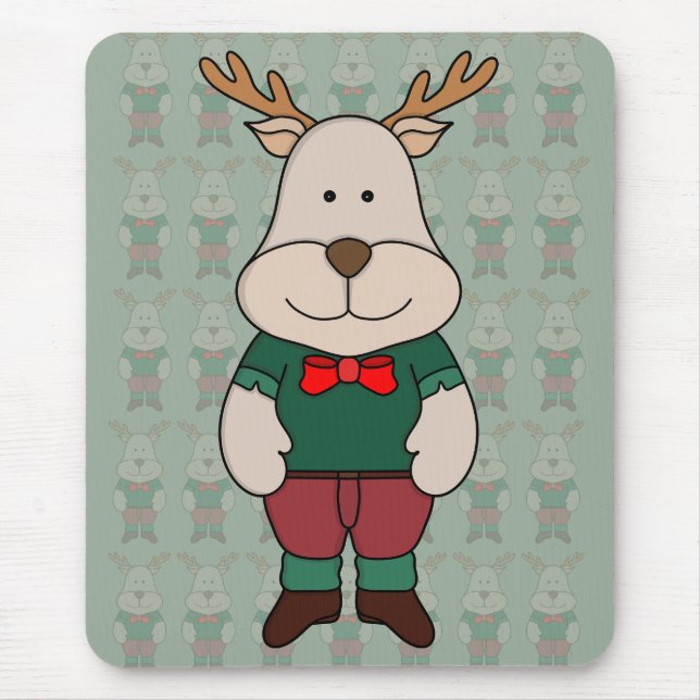 Tapis De Souris Un cerf mignon (Devant)