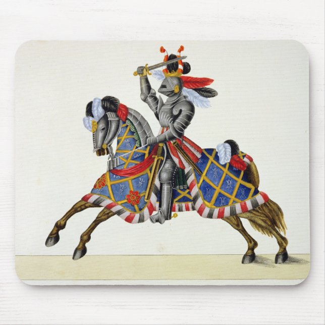 Tapis De Souris Un chevalier à un tournoi, plat 'd'une histoire de (Devant)