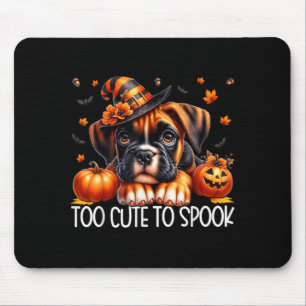 Tapis De Souris Un chiot Boxer trop mignon pour effrayer sa maman