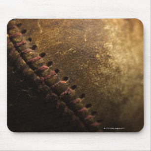 Tapis De Souris Un closep de baseball. Tiré avec peu de profondeur