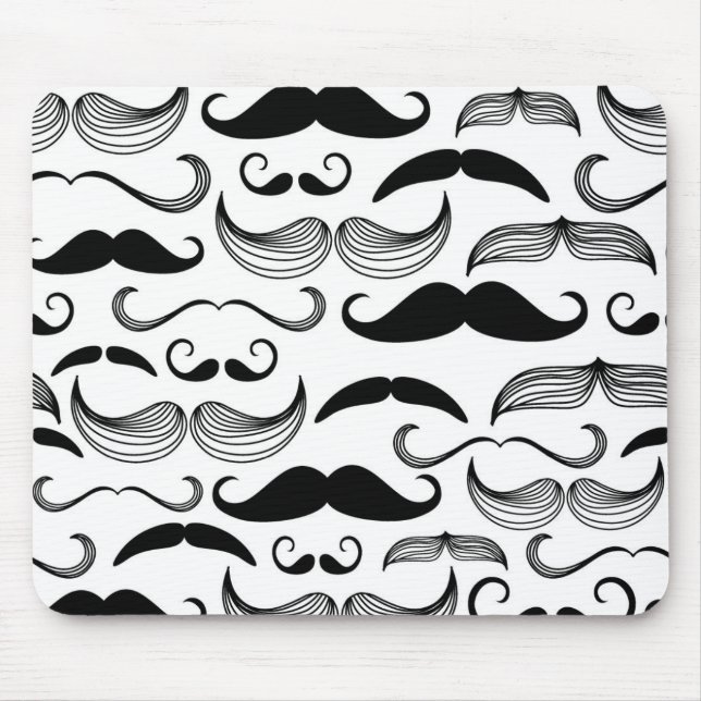 Tapis De Souris Un club des messieurs. Motif 2 de moustache (Devant)