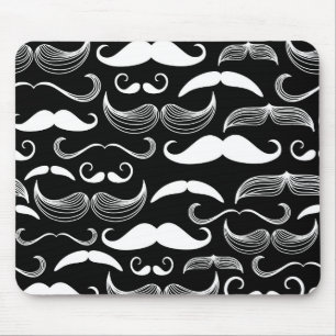 Tapis De Souris Un club des messieurs. Motif de moustache