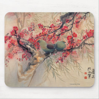 Tapis De Souris Un couple au printemps