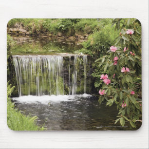 Tapis De Souris Un courant et une cascade en parc national de