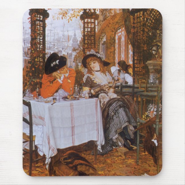 Tapis De Souris Un Déjeuner par James Tissot (Devant)