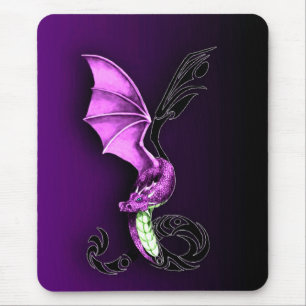 Tapis De Souris Un dragon pourpre