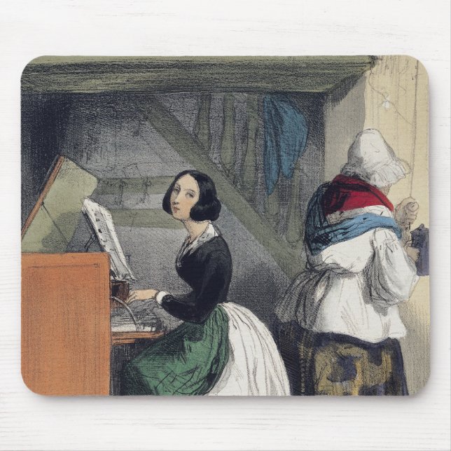 Tapis De Souris Un élève d'école de musique, de 'Les Femmes De (Devant)