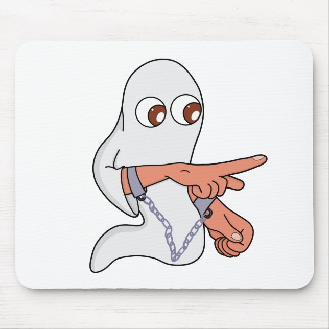 Tapis De Souris Un fantôme enchaîné vers l'avant (Devant)