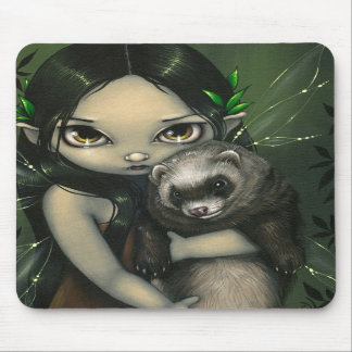 Tapis De Souris "Un furet et son" Mousepad féerique