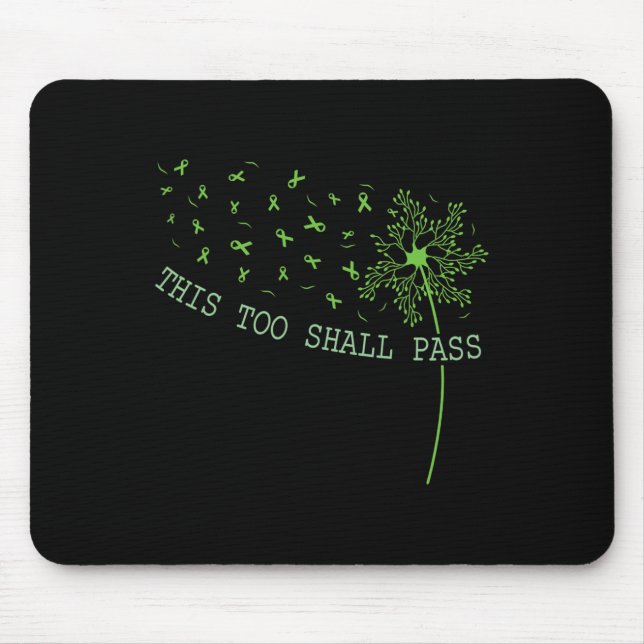 Tapis De Souris Un Graphique De Sensibilisation À La Santé Mentale (Devant)