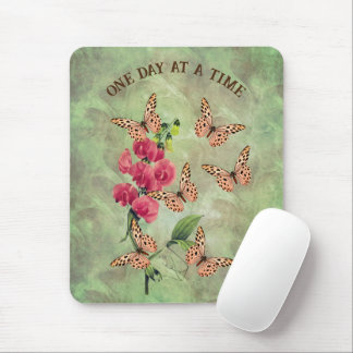 Tapis De Souris Un Jour À La Fleur De Papillon Inspirationnel