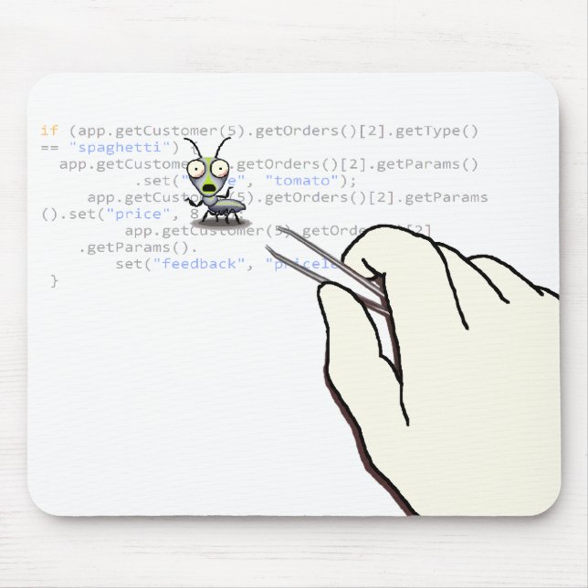 Tapis De Souris Un jour dans la technologie de la programmation (Devant)