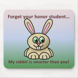 Tapis De Souris Un lapin plus futé Mousepad 2