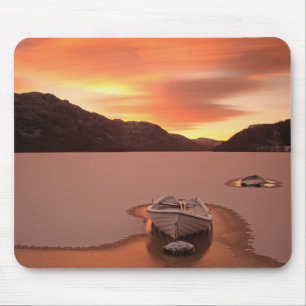 Tapis De Souris Un loch congelé Ruthven, R-U
