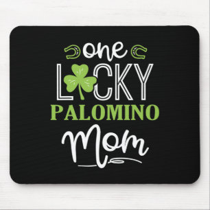 Tapis De Souris Un Lucky Palomino Horse Maman Irlandais Horseback