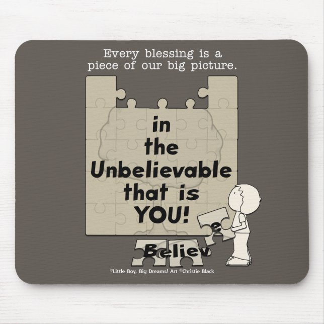 Tapis De Souris Un morceau de la grande image (Devant)