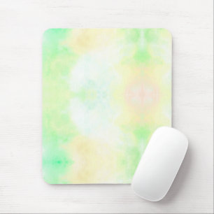 Tapis De Souris Un motif tie-dye pastel doux présente des nuances