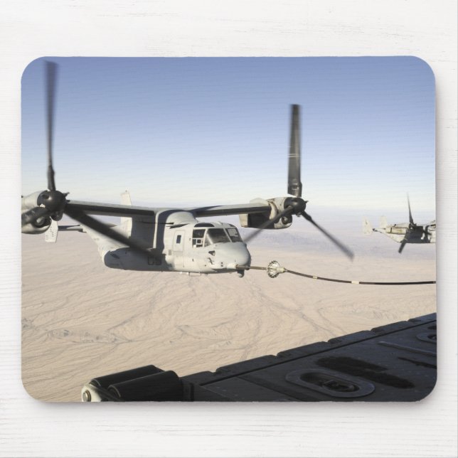 Tapis De Souris Un MV-22 Osprey ravitaille le mi-vol (Devant)