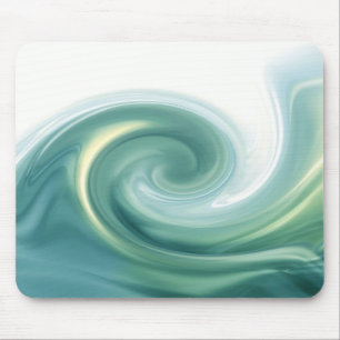 Tapis De Souris Un océan des vagues vertes