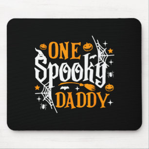 Tapis De Souris Un papa Soky drôle d'Halloween pour famille assort