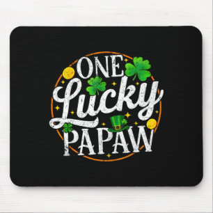 Tapis De Souris Un papy chanceux jour de la saint patrick trèfle h