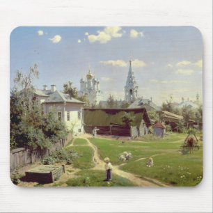 Tapis De Souris Un petit yard à Moscou, 1878