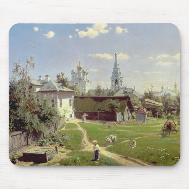 Tapis De Souris Un petit yard à Moscou, 1878 (Devant)