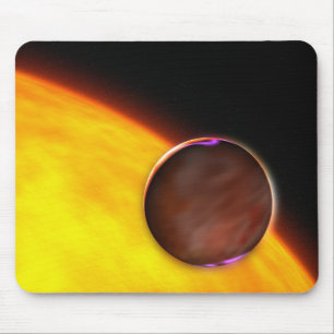 Tapis De Souris Un plan rapproché d'une planète extrasolar