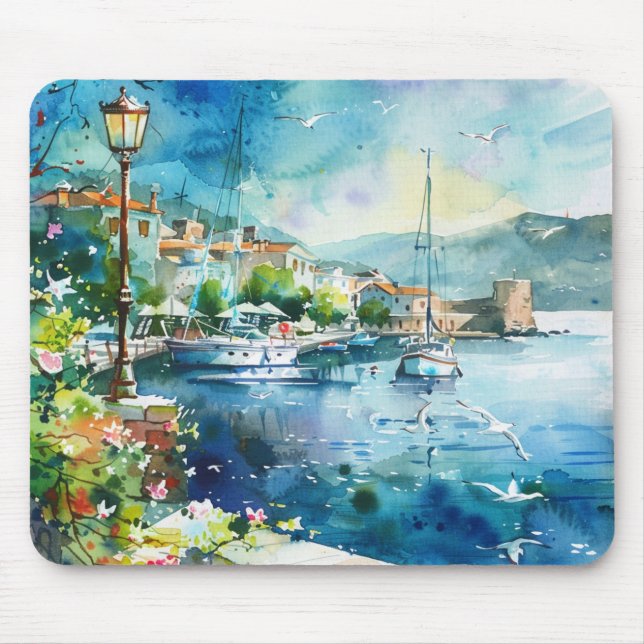 Tapis De Souris Un port maritime (Devant)