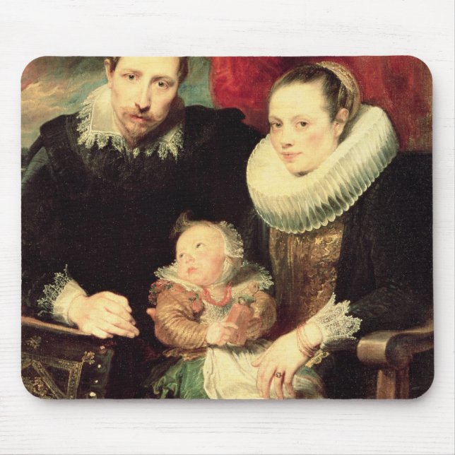 Tapis De Souris Un portrait de famille, c.1618-21 (Devant)