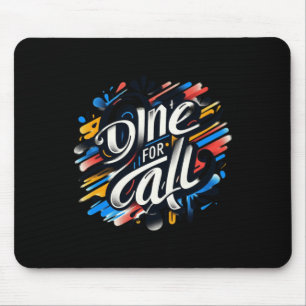 Tapis De Souris Un Pour Tous Une Tapisserie De Connexion Humaine E