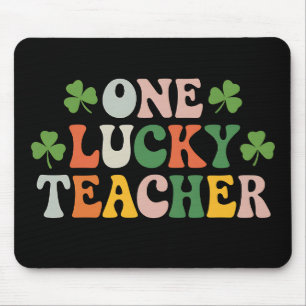 Tapis De Souris Un professeur chanceux enseignant la Saint-Patrick
