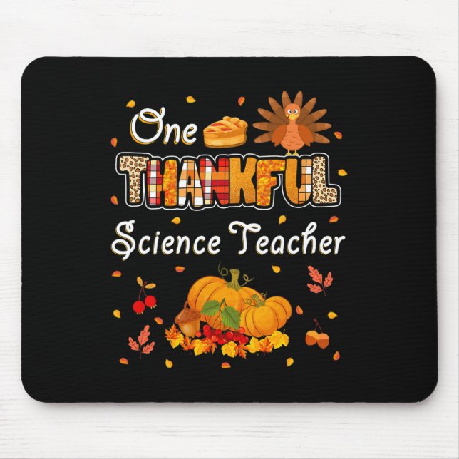 Tapis De Souris Un professeur de sciences reconnaissant feuilles d (Devant)