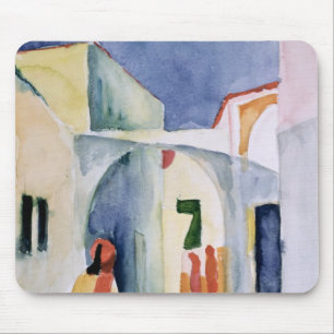 Tapis De Souris Un regard en bas d'une allée